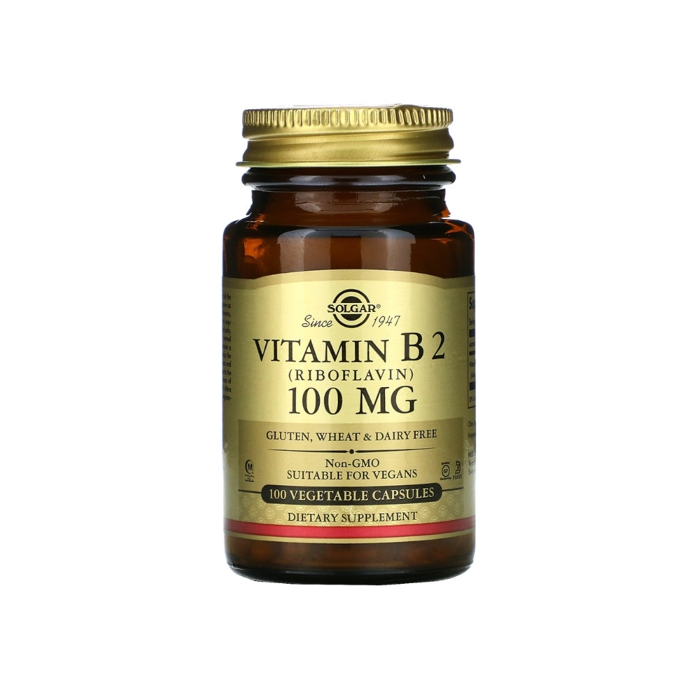 Solgar Vitamin B2 (Riboflavin) 100mg 